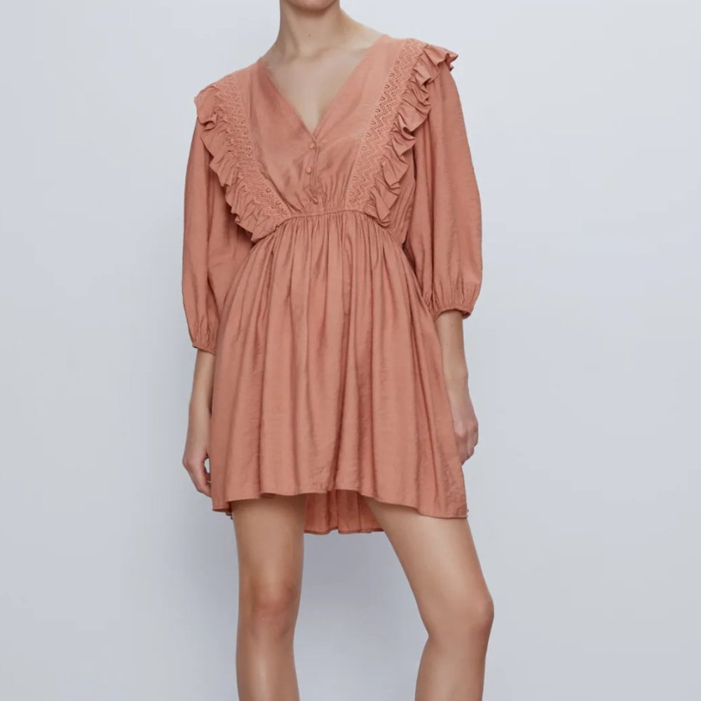 NWT Zara Lace Dress XS